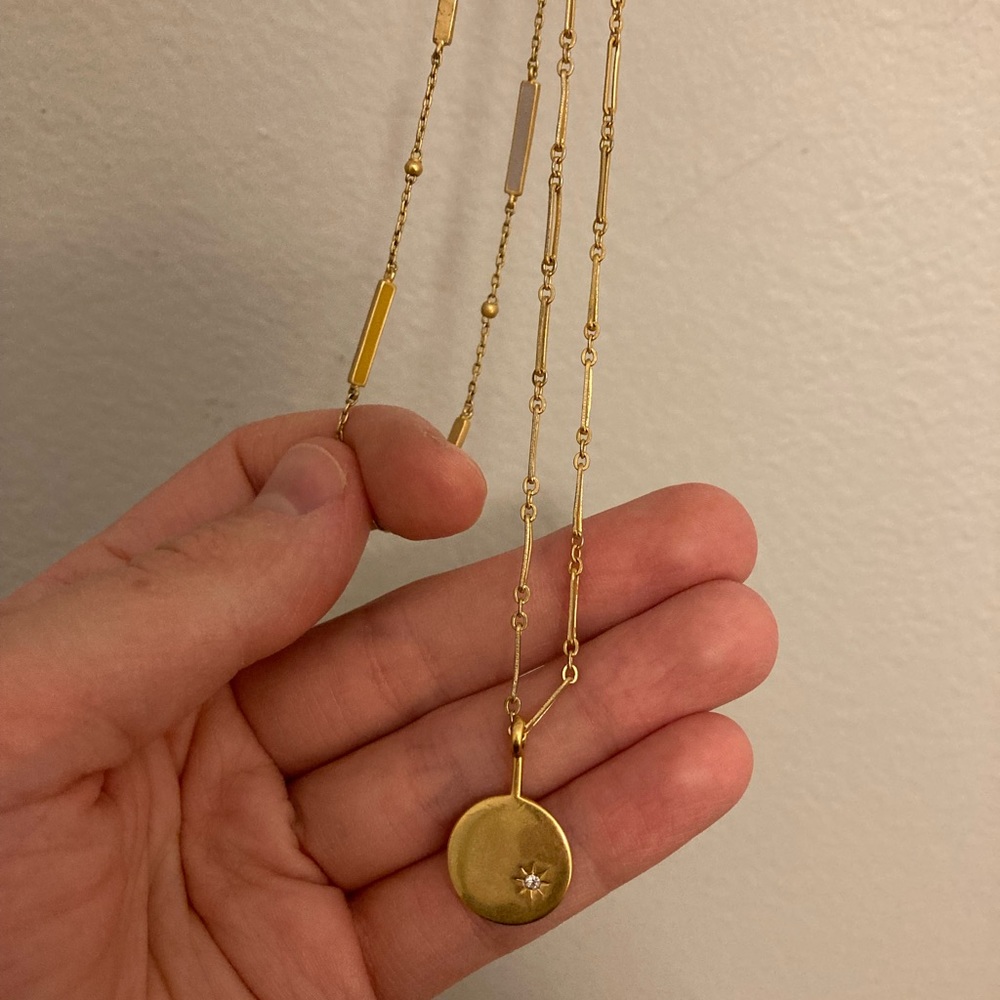 Madewell Gold Layering Necklaces
